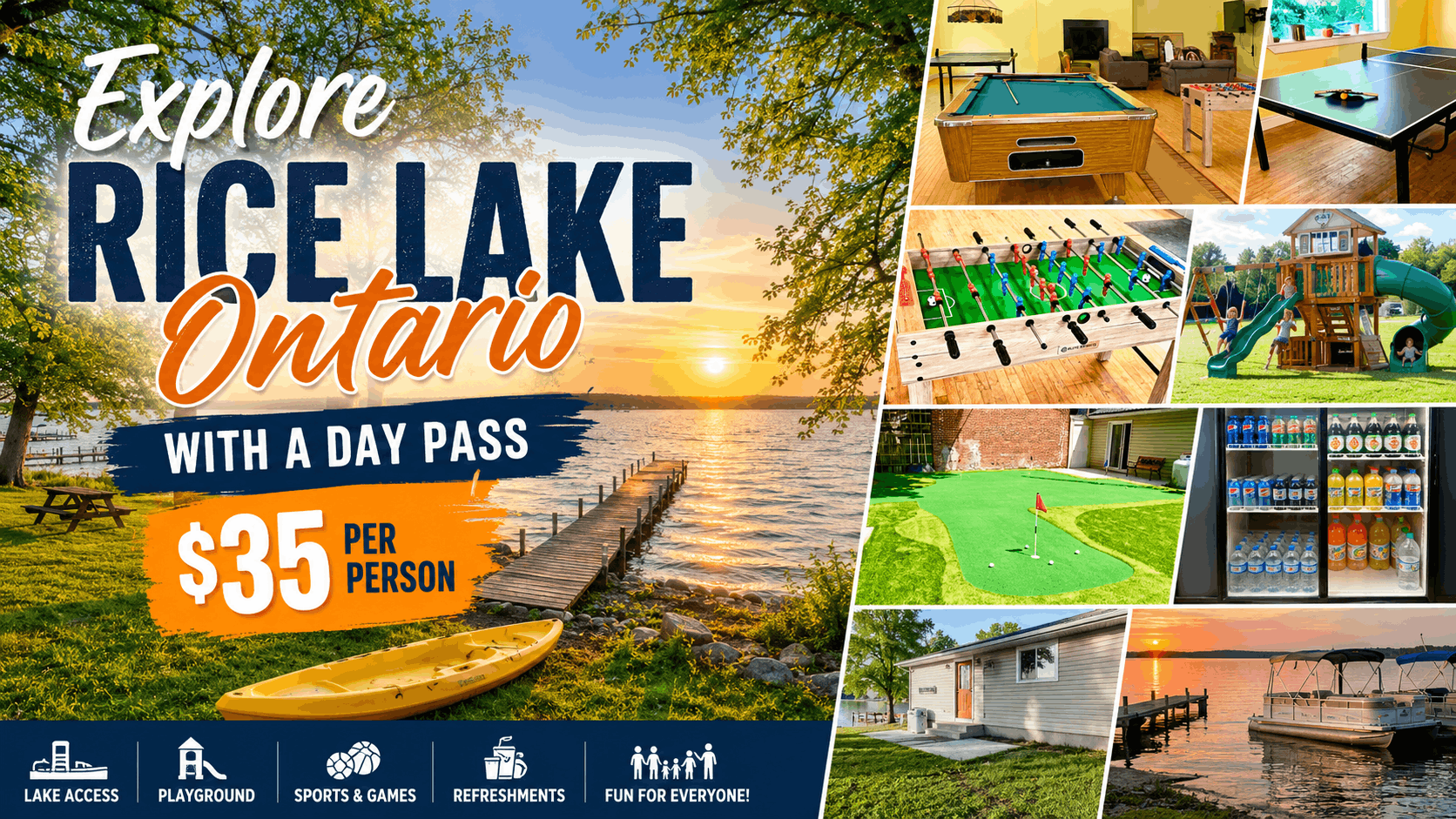 Explore Rice Lake Ontario with a Day Pass for $35 Per Person